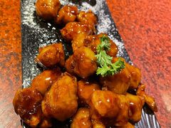 雪花糖醋里脊-绿茶餐厅(华联万柳店)