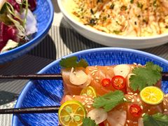 网红生腌三文鱼面-和牛食堂•BISTRO(广州首店)