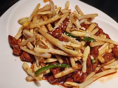 花生芽炒牛柳-顺峰顺水顺德菜(龙华店)