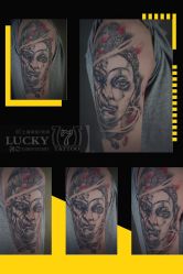 -幸运7纹身刺青Lucky7tattoo
