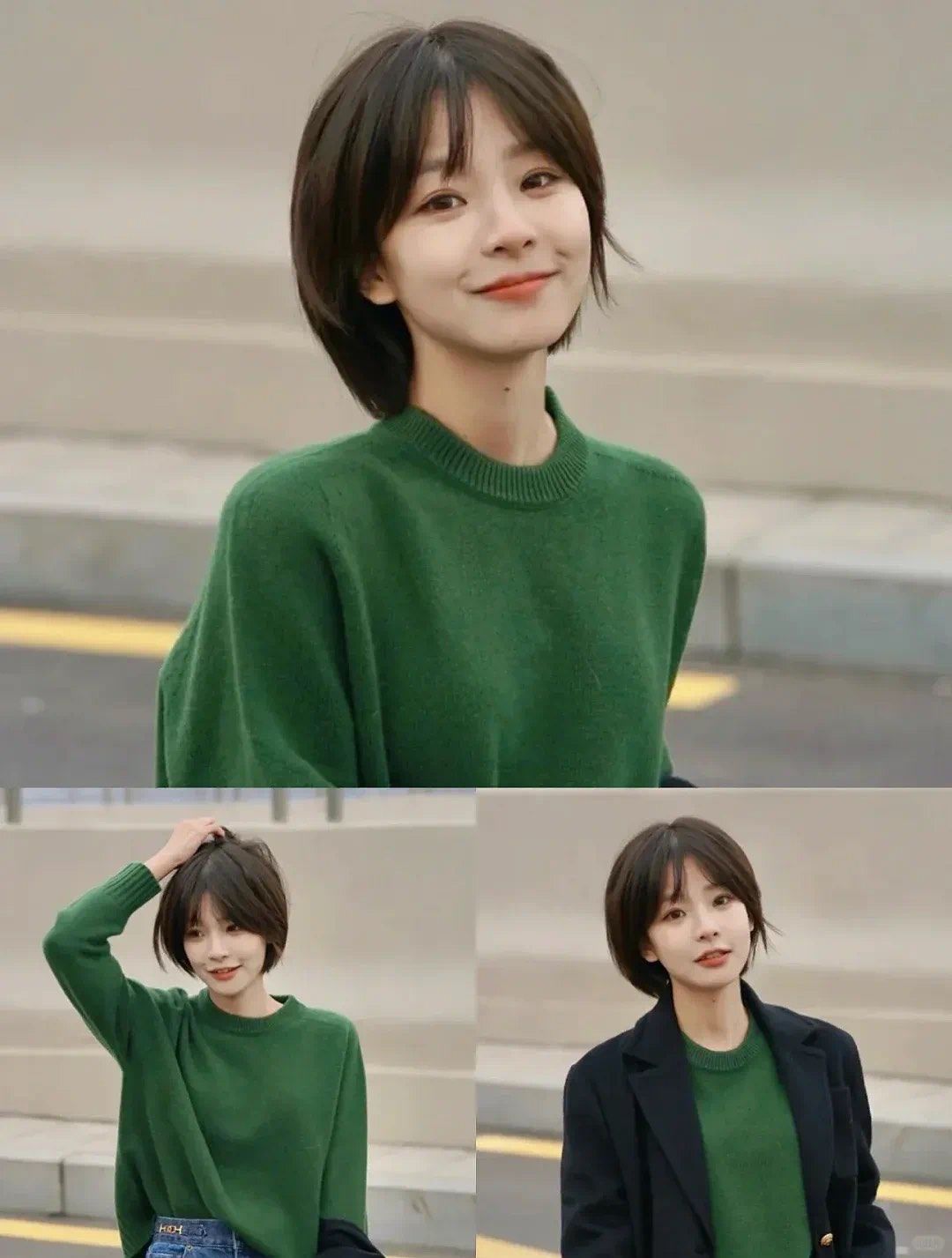 清新短发怎么搭?