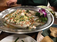 椒柠蒸鲈鱼-荷花泰菜(东方新天地店)