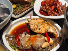 -草家酱蟹炭火烤肉店(珲春南路一店)