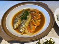 鲜鱼一锅出-船歌·鱼水饺青岛菜(金狮广场店)