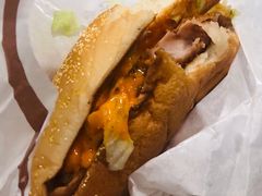 卤辣板烧鸡腿堡-麦当劳(轻轨曹杨路店)