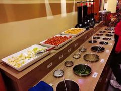 自助调料区-谭鸭血老火锅(万象九宜城店)