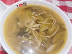 蘑菇汤莜面鱼鱼-西贝(上海我格广场店)