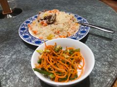 库车碎肉抓饭-胖老汉椒麻鸡清真新疆菜(西御街店)