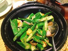 虾酱啫秋葵-潮粥荟·潮汕砂锅粥(朝阳大悦城店)
