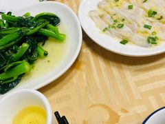 蒜蓉炒菜心-巫记鸡饭店