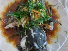 清蒸石斑鱼-覃记海鲜美食餐厅