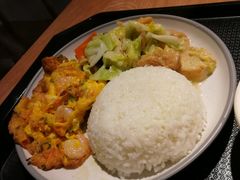 滑蛋虾仁饭（配&nbsp;时蔬）-姚面记·海派家常菜(恒基名人购物中心店)