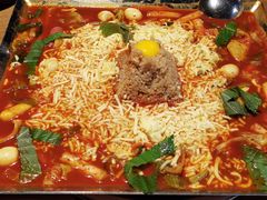 芝士火山炒年糕-包装马车·韩国料理·포장마차