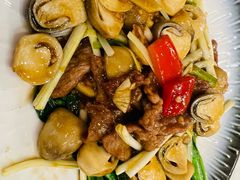 港式蚝皇鲜菇牛肉-渔意楼·驰名沙田乳鸽(五羊旗舰店)