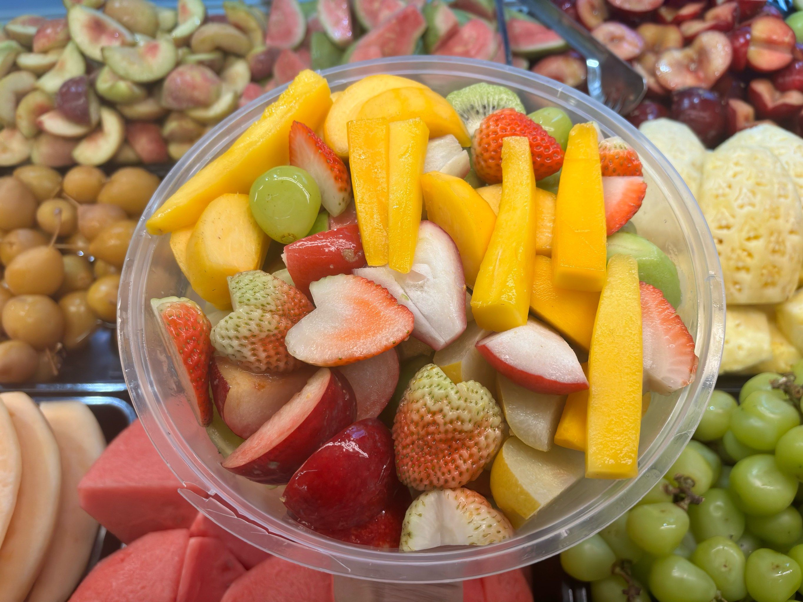 水果拼盘 我们是一家认真做果切的店,本