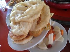 油饼-柳沟豆腐宴义豆堂24号农家院