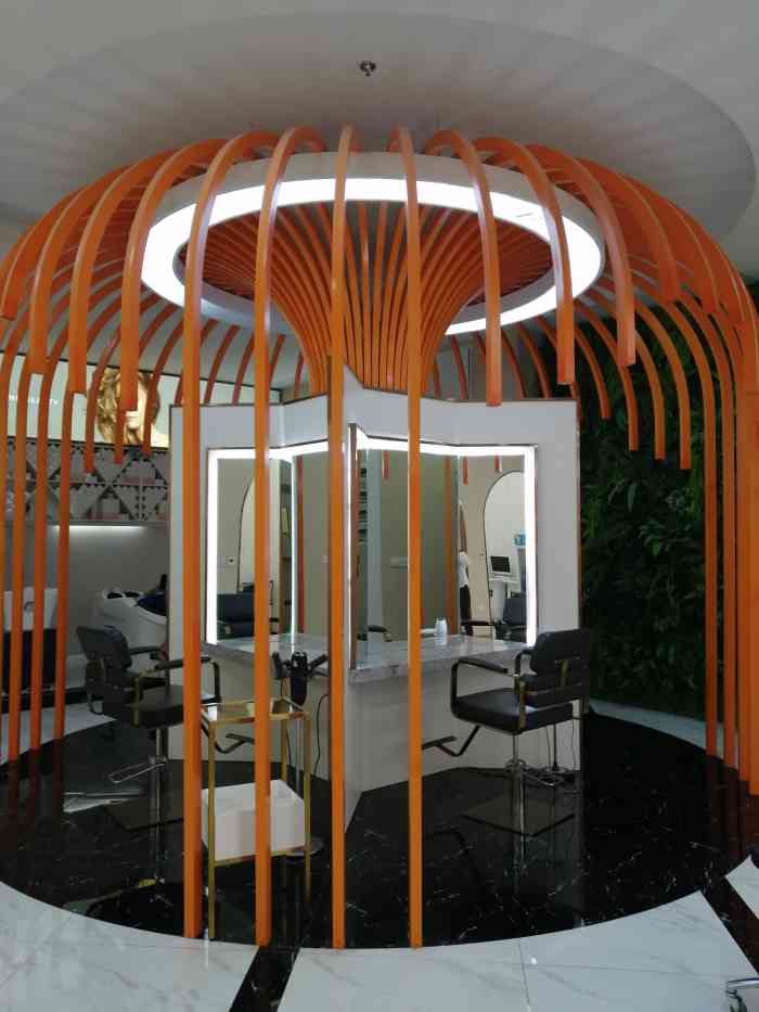 胡润造型(恒隆广场店)-"【项目】染发朋友说 这个头发 你染完了.