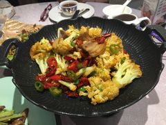 干锅有机菜花-汤臣·空中餐厅·严选粤菜(石湾世博广场店)