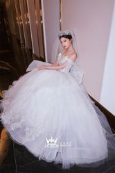 点击看大图 -艾拉·女王婚纱礼服馆
