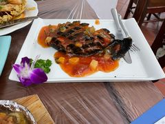 酸甜鱼-莲华素食府