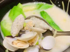 胜瓜鱼滑浸白贝-顺意·顺德家乡菜(国际人才大厦店)