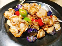 紫山茄拌扇贝-味莊·青岛菜(石老人店)