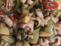 猪肠血-铁炉农家菜馆