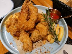 炸海鲜荟萃拼盘-百特喜·意大利餐厅(八佰伴镇江店)