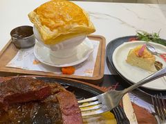 奶油酥皮玉米汤-尊品牛排(沙湾印象汇店)