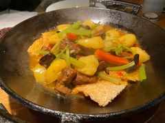 一个锅巴和时蔬-薇酌饮·陕西菜(南门外店)