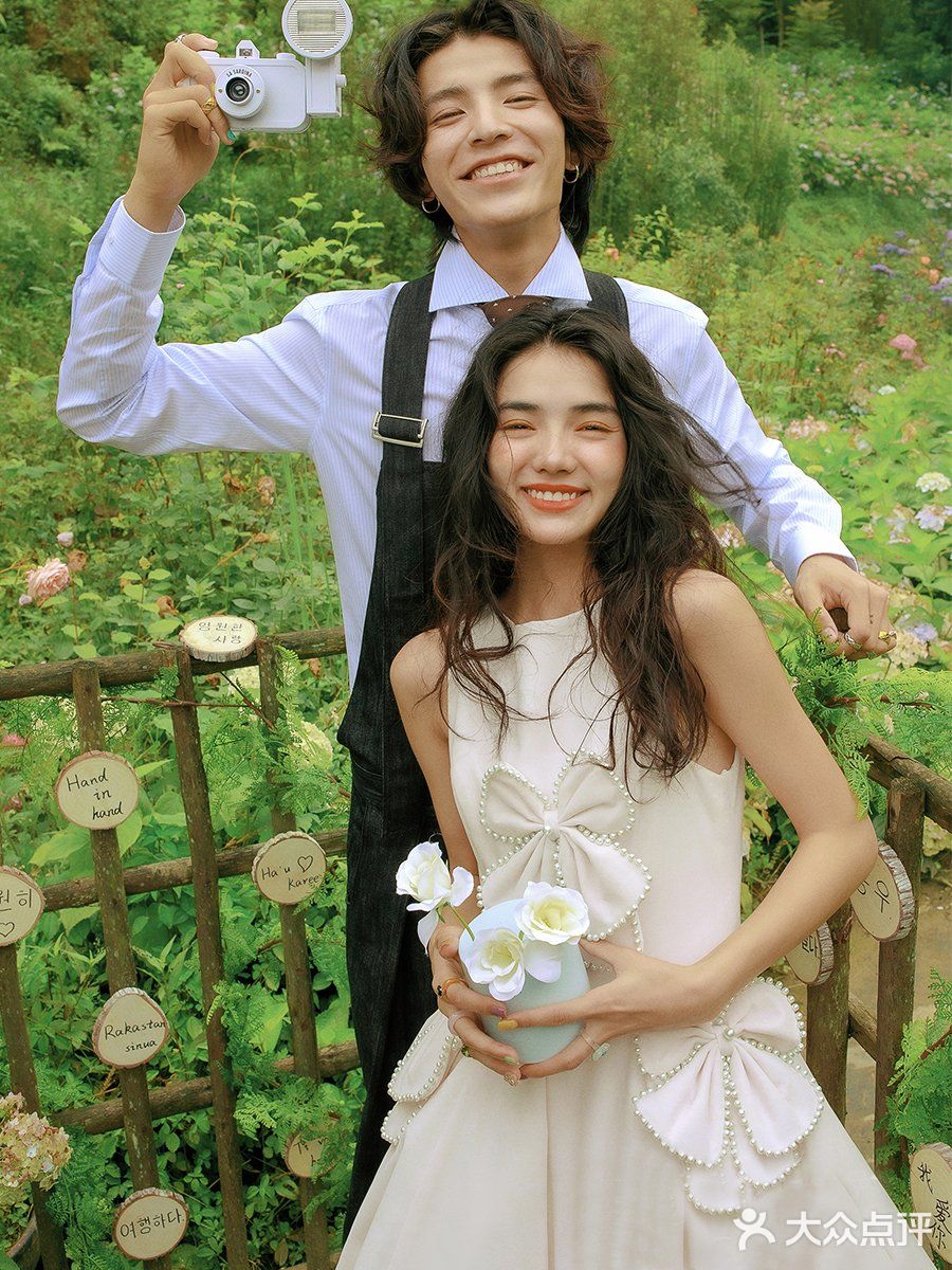 全长沙TOP one的森系小清新婚纱照
