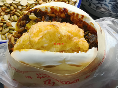 蛋菜夹馍-老马家马蓉蛋菜夹馍·腊牛肉夹馍(回民街店)