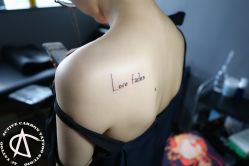 文字-AC TATTOO 纹身