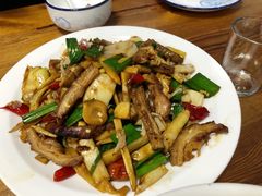 酸笋炒肥肠-牛八宝桂林米粉(八里庄店)