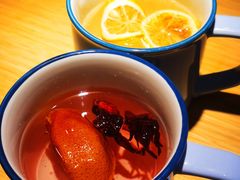 洛神花陈皮茶-蜜桃餐厅·伴山(绿宝广场店)