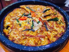 泡菜饼-神仙雪浓汤(明洞店)