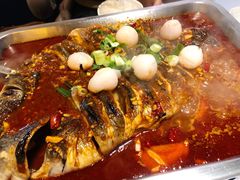 荔枝香辣清江鱼-鱼酷活鱼烤鱼(昆明路店)