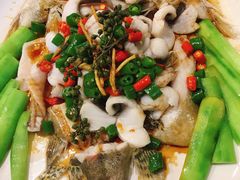 鲜花椒蒸桂花鲈-猪肉婆私房菜(容桂总店)