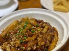 鱼香茄子煲-广东道至正餐厅(区庄店)