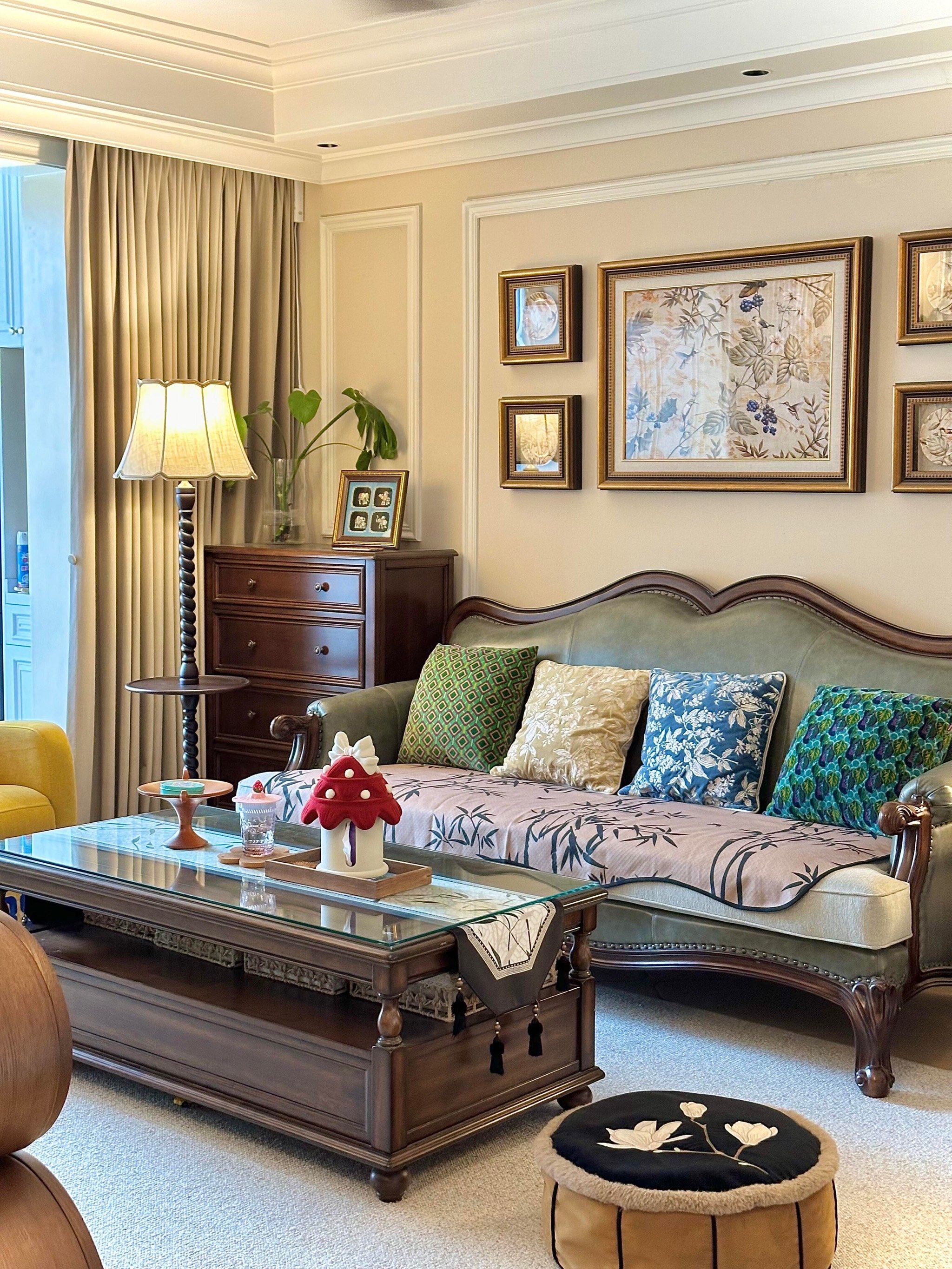 普通人拼尽全力装修的121平美式复古小家