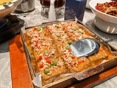 铁板黑豆腐-鱼你相聚·河鲜馆(袁家岭店)