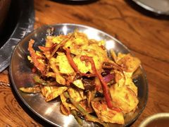 拌牛板筋-原始泥炉烤肉(总店)
