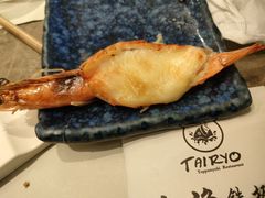 芝士开背虾-大渔铁板烧(花园道店)