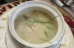 Lemon-Infused Almond Fish Mousse Soup
