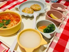 鳕鱼虾饼儿童餐-西贝(深圳卓悦汇店)