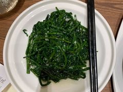 蒜蓉炒益肝菜-广州天河合景福朋喜来登酒店 · 聚味轩中餐厅