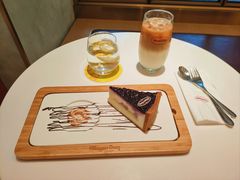 蓝莓芝士蛋糕切片-哈根达斯(武汉天地店)