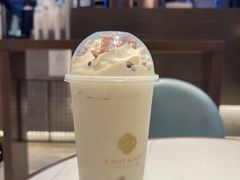 冈山梦白桃麻薯奶茶-KNOTKNOT珞珞·日式甜品(K11店)