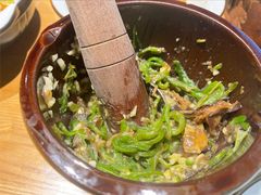 皮蛋青椒擂茄子-费大厨辣椒炒肉(皇庭广场店)