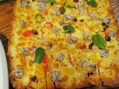 火焰烤饼水果风味-1886德国汽车餐厅(外滩十六铺码头店)